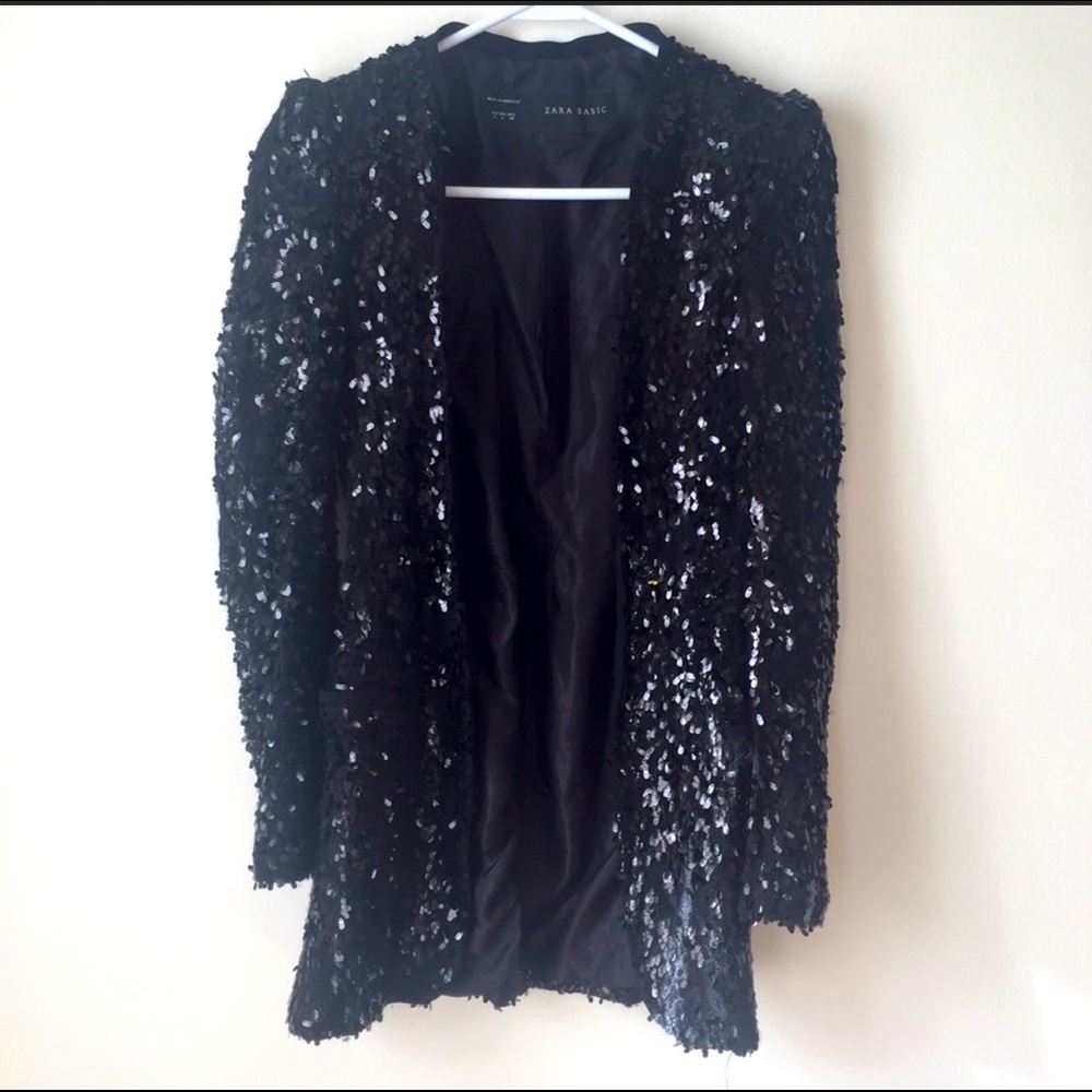 Zara sequin blazer